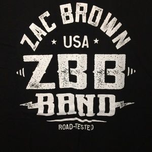 Zac Brown Band Road Tested 2014 Tour Tshirt ZBB XL